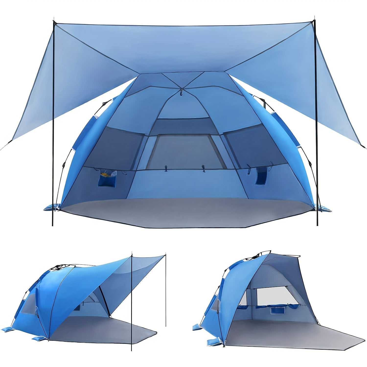 Beach Tent – Lightweight and Spacious for 4-6 People